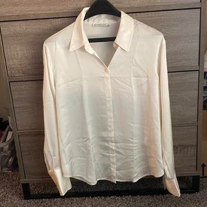 Abercrombie Satin Button Up